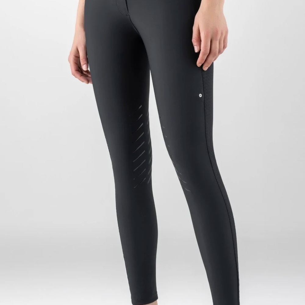 Equiline Casdikh Women's Knee Grip Core Flex Breech In Black 44 (28/29)